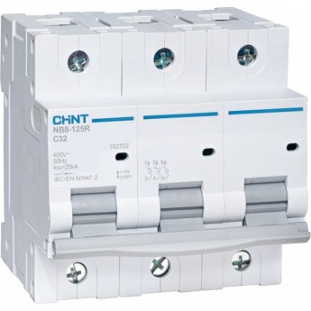 Выключатель автоматический модульный CHINT 559807 3п C 32А 25кА NB8-125R (R)