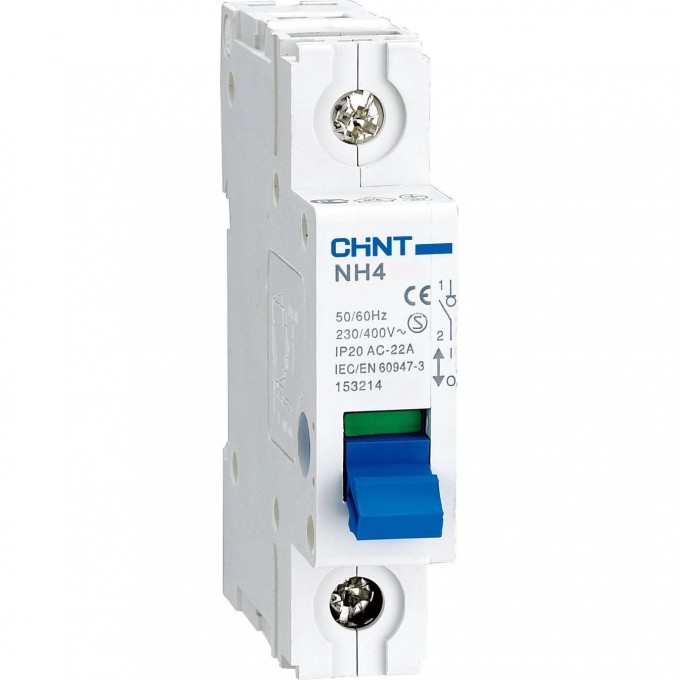 Выключатель нагрузки CHINT NH4 1P 100A (DB) (R) 398036