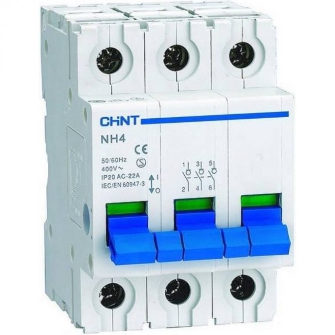 Выключатель нагрузки CHINT NH4 3P 63A (R) 398044